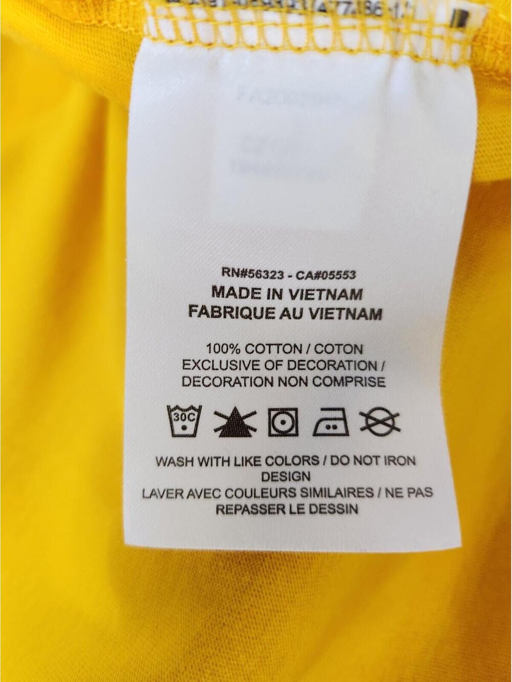 Jordan Jumpman TW 93 Graphic Men's Yellow Crew Neck Short Sleeve T-Shirt Size L - Picture 9 of 10
